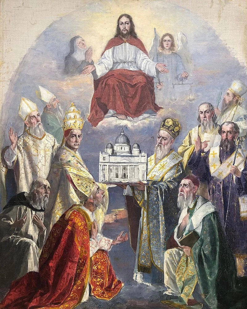 Studio per l'affresco sopra l'altare laterale destro, Chiesa di S. Cirillo e Metodio, Sarajevo